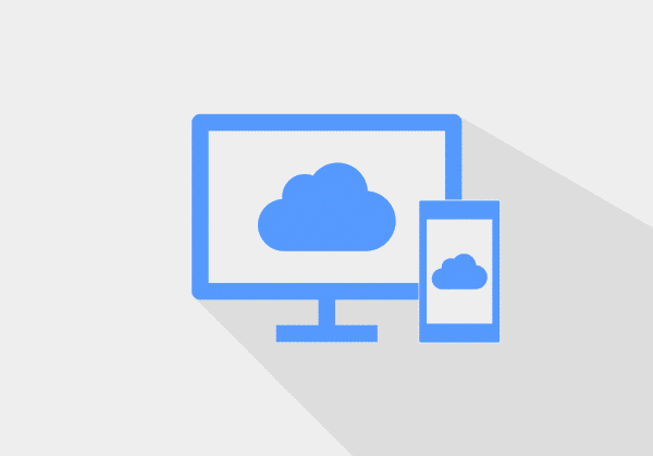 Free cloud computing connection cloud vector