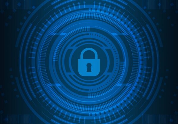 Free cyber security technology network illustration