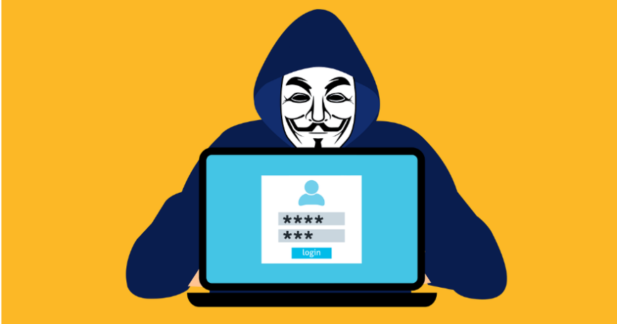Free hacker anonymous cybersecurity vector