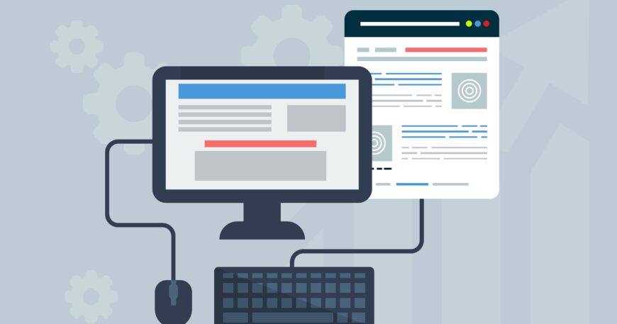 Free web design user interface website illustration